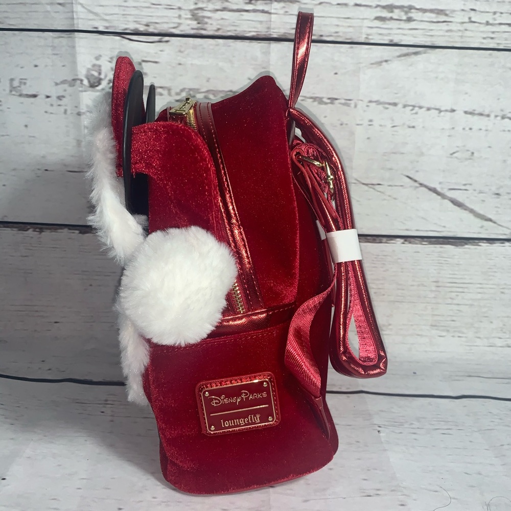 Disney Santa Mickey Mini Backpack Loungefly NEW! - Picture 2 of 7